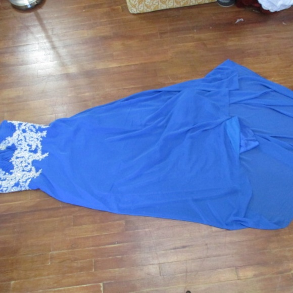 - NWT Prom Pageant Formal One Shoulder Dress Gown - Picture 5 of 8